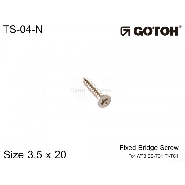 น๊อต Fixed Bridge Gotoh TS-04-N 3.5x20